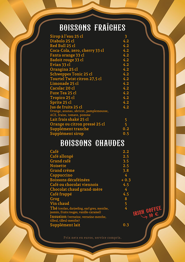 Central Pub Boissons Page 2