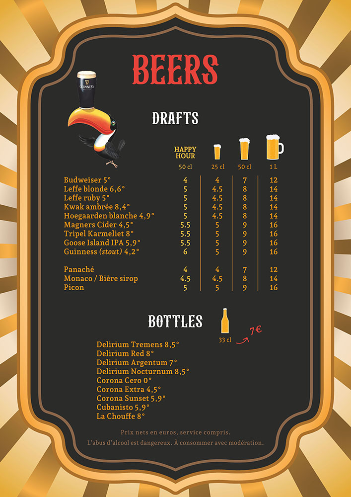 Central Pub Boissons Page 3