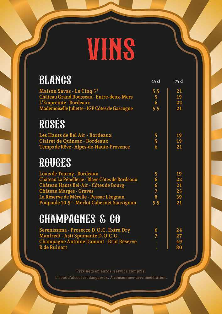 Central Pub Boissons Page 6